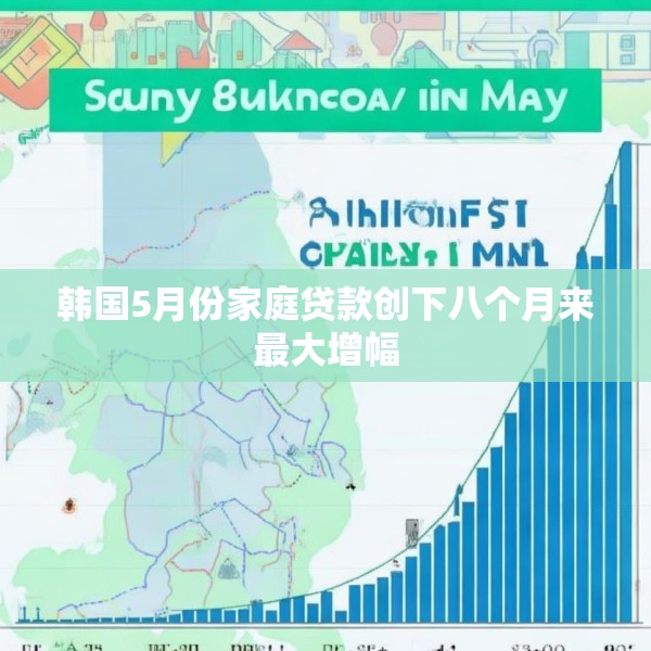 韩国5月份家庭贷款创下八个月来最大增幅