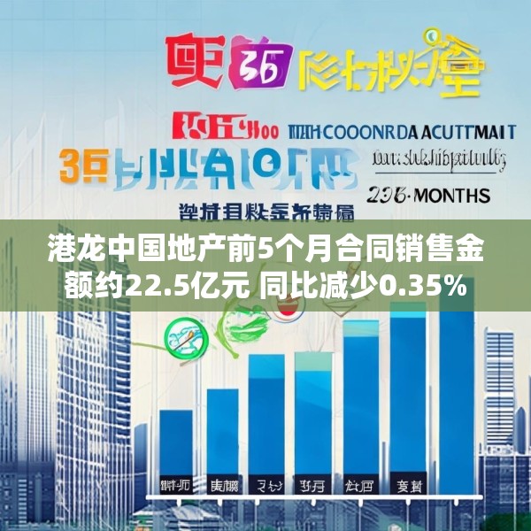 港龙中国地产前5个月合同销售金额约22.5亿元 同比减少0.35%