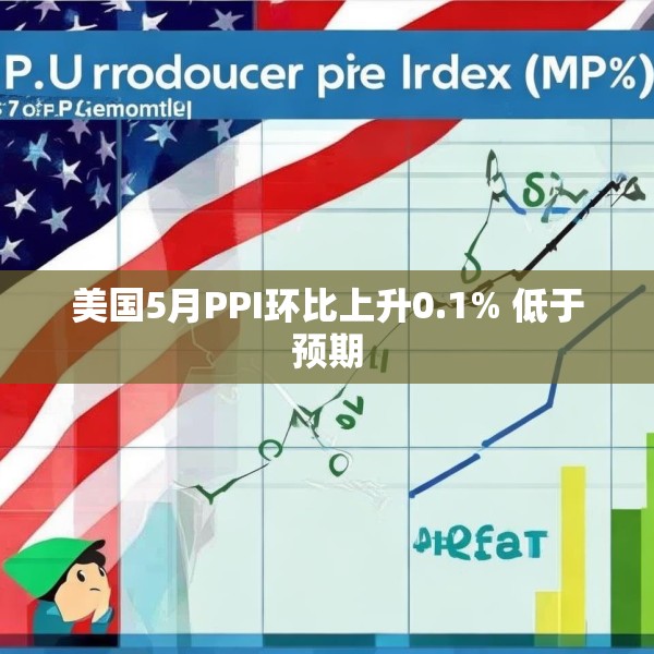 美国5月PPI环比上升0.1% 低于预期