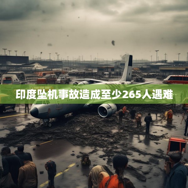 印度坠机事故造成至少265人遇难