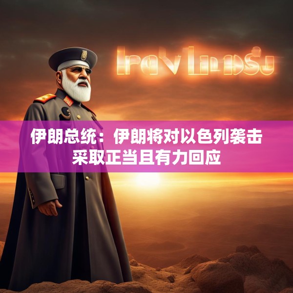 伊朗总统：伊朗将对以色列袭击采取正当且有力回应