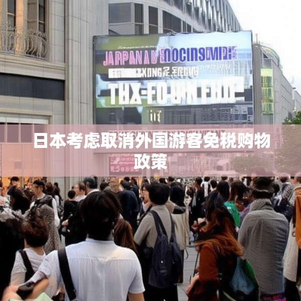 日本考虑取消外国游客免税购物政策