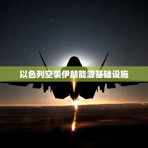 以色列空袭伊朗能源基础设施