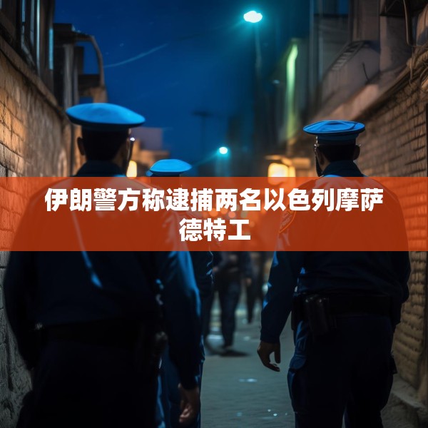 伊朗警方称逮捕两名以色列摩萨德特工
