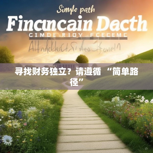 寻找财务独立？请遵循 “简单路径”