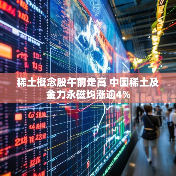 稀土概念股午前走高 中国稀土及金力永磁均涨逾4%