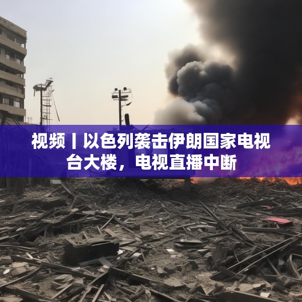 视频丨以色列袭击伊朗国家电视台大楼，电视直播中断