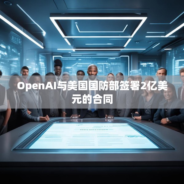 OpenAI与美国国防部签署2亿美元的合同