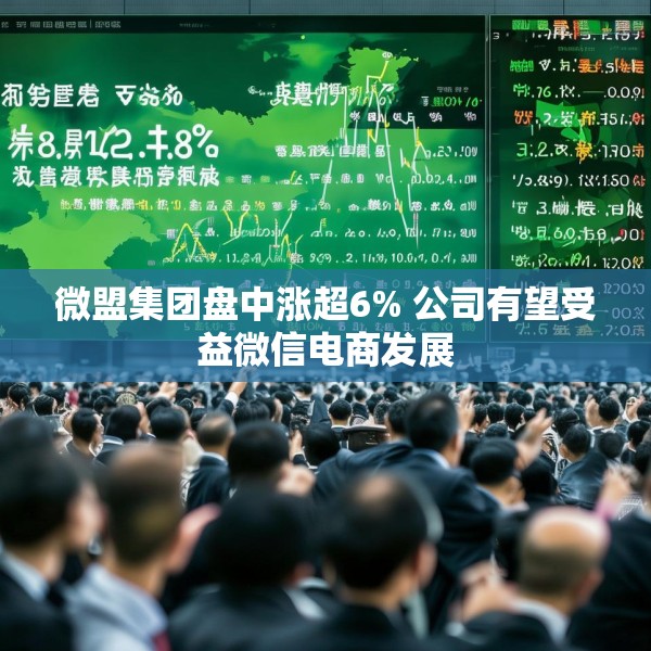 微盟集团盘中涨超6% 公司有望受益微信电商发展