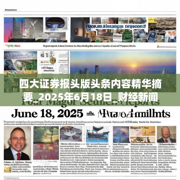 四大证券报头版头条内容精华摘要_2025年6月18日_财经新闻