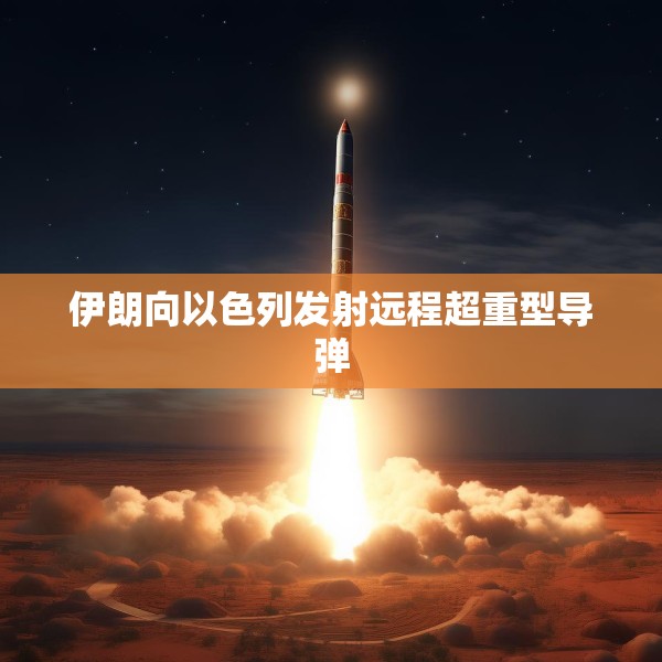伊朗向以色列发射远程超重型导弹
