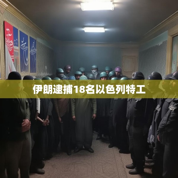 伊朗逮捕18名以色列特工