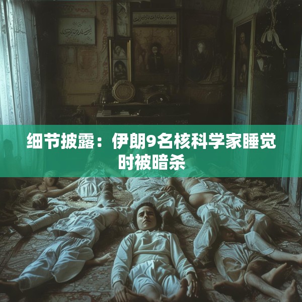 细节披露：伊朗9名核科学家睡觉时被暗杀