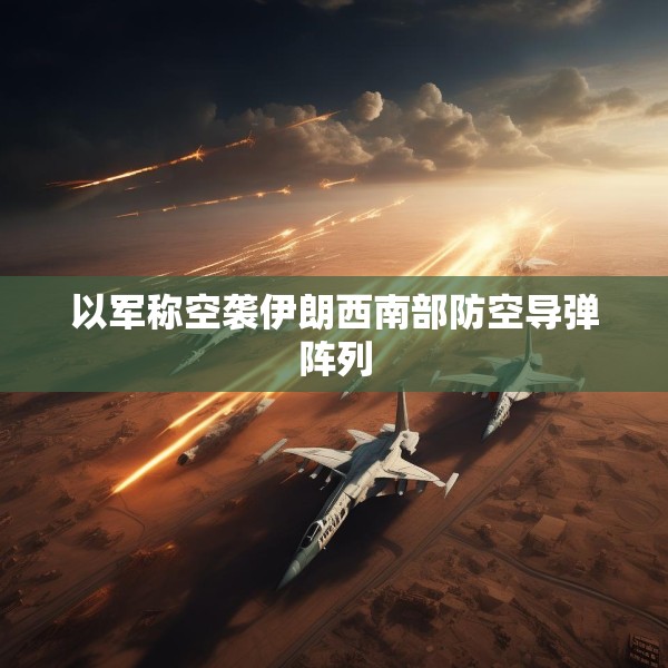 以军称空袭伊朗西南部防空导弹阵列