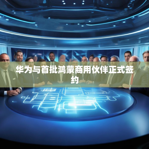 华为与首批鸿蒙商用伙伴正式签约