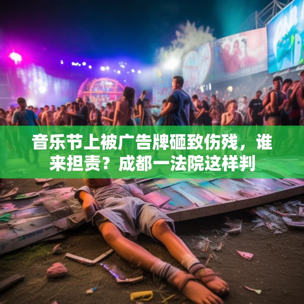 音乐节上被广告牌砸致伤残，谁来担责？成都一法院这样判