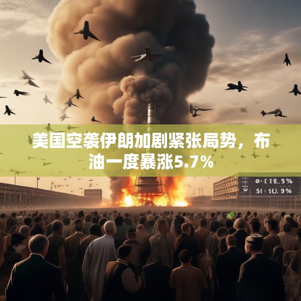 美国空袭伊朗加剧紧张局势，布油一度暴涨5.7%