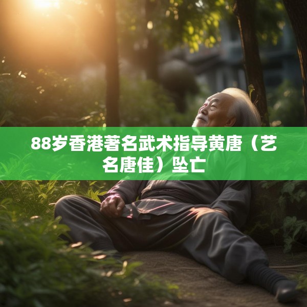 88岁香港著名武术指导黄唐（艺名唐佳）坠亡