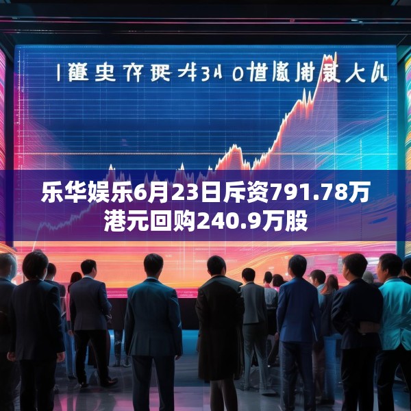 乐华娱乐6月23日斥资791.78万港元回购240.9万股