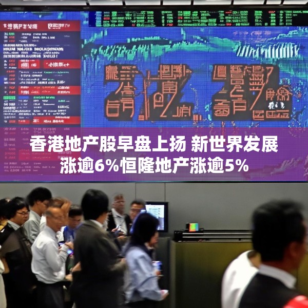 香港地产股早盘上扬 新世界发展涨逾6%恒隆地产涨逾5%