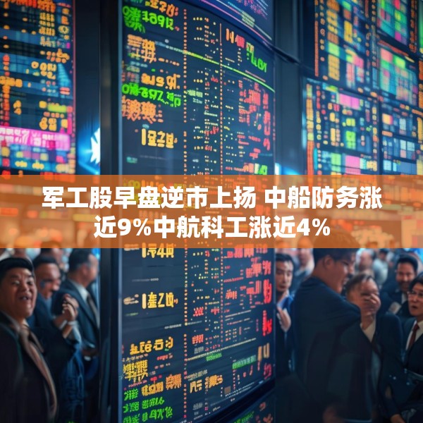 军工股早盘逆市上扬 中船防务涨近9%中航科工涨近4%