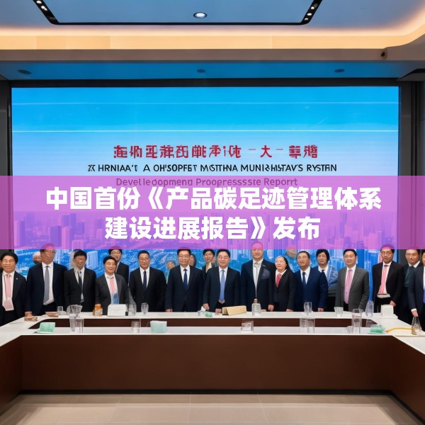 中国首份《产品碳足迹管理体系建设进展报告》发布