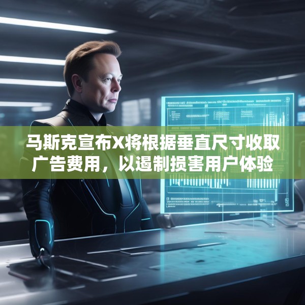 马斯克宣布X将根据垂直尺寸收取广告费用，以遏制损害用户体验的巨型广告