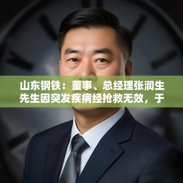 山东钢铁：董事、总经理张润生先生因突发疾病经抢救无效，于2025年6月26日逝世