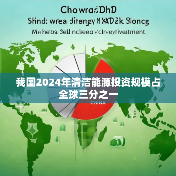 我国2024年清洁能源投资规模占全球三分之一