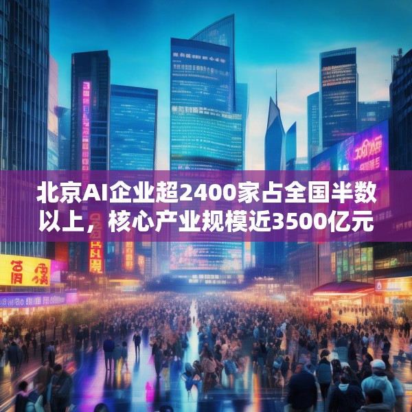 北京AI企业超2400家占全国半数以上，核心产业规模近3500亿元