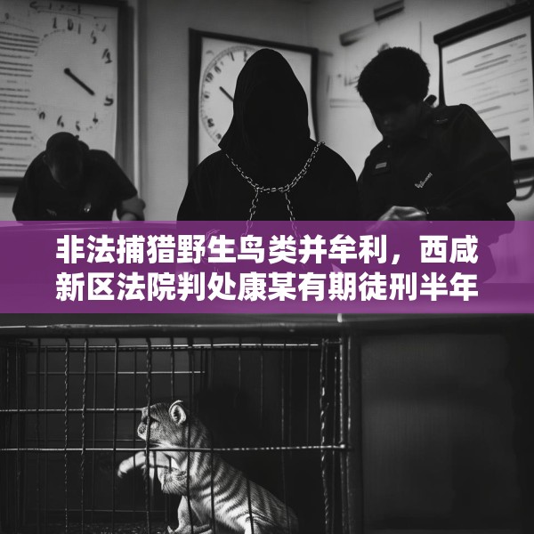 非法捕猎野生鸟类并牟利，西咸新区法院判处康某有期徒刑半年