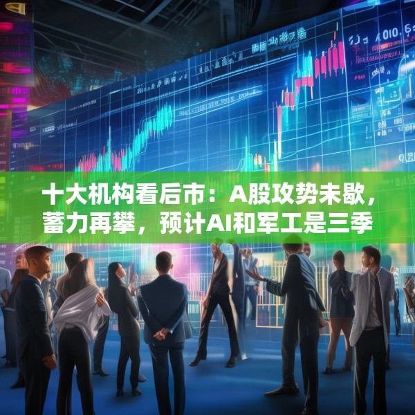 十大机构看后市：A股攻势未歇，蓄力再攀，预计AI和军工是三季度寻找结构性机会的重心