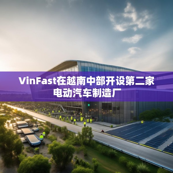 VinFast在越南中部开设第二家电动汽车制造厂