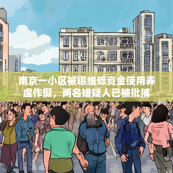 南京一小区被曝维修资金使用弄虚作假，两名嫌疑人已被批捕
