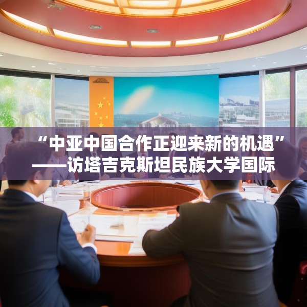 “中亚中国合作正迎来新的机遇”——访塔吉克斯坦民族大学国际关系系副主任米尔佐耶夫