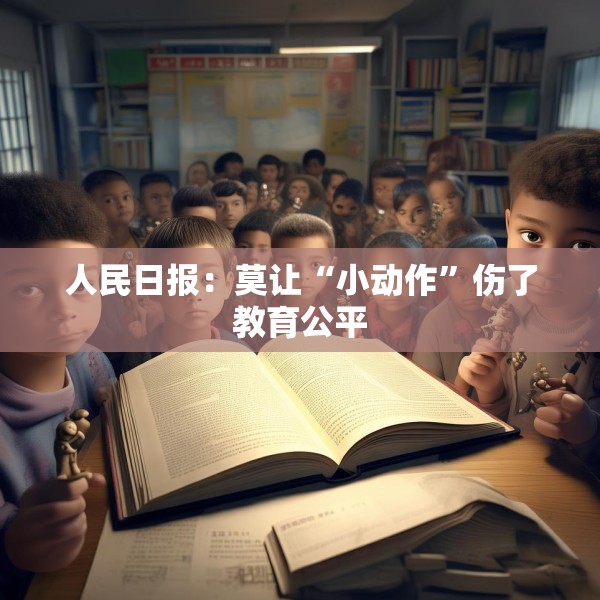 人民日报：莫让“小动作”伤了教育公平