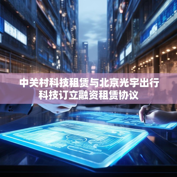 中关村科技租赁与北京光宇出行科技订立融资租赁协议