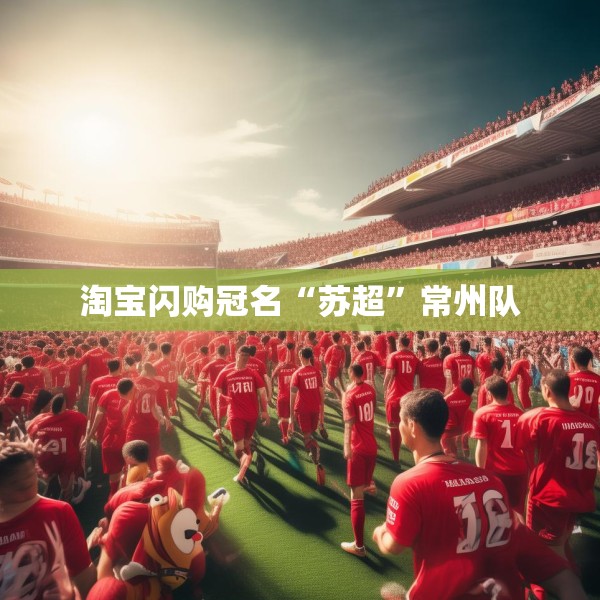 淘宝闪购冠名“苏超”常州队