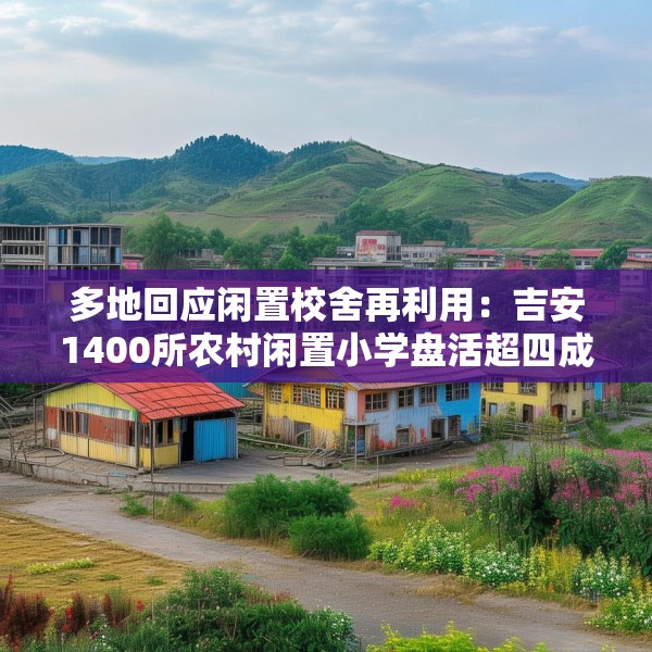 多地回应闲置校舍再利用：吉安1400所农村闲置小学盘活超四成