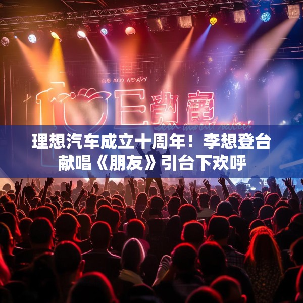 理想汽车成立十周年！李想登台献唱《朋友》引台下欢呼