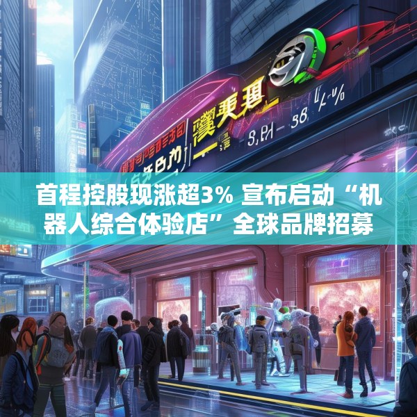 首程控股现涨超3% 宣布启动“机器人综合体验店”全球品牌招募计划