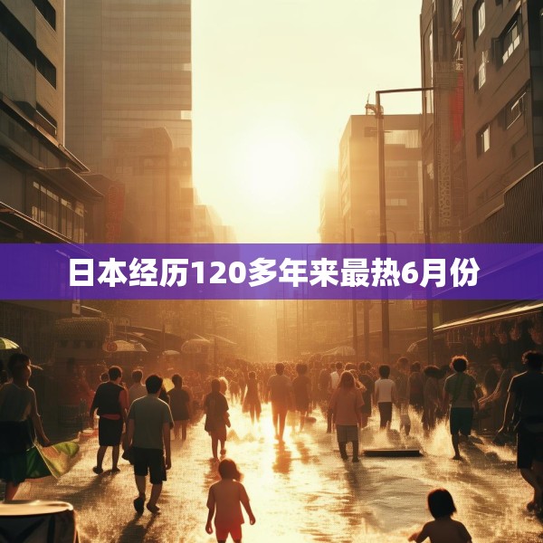 日本经历120多年来最热6月份