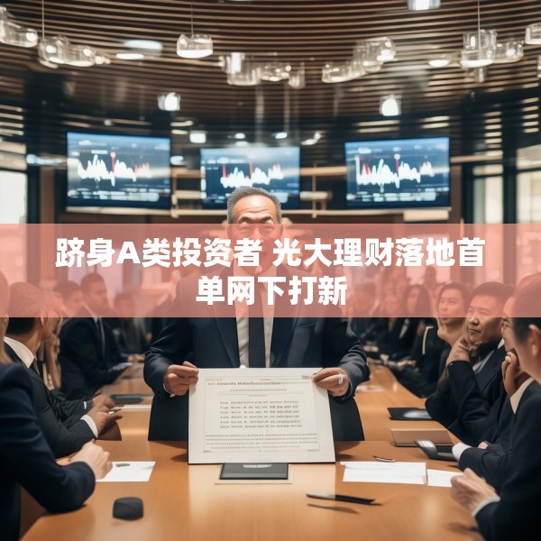 跻身A类投资者 光大理财落地首单网下打新