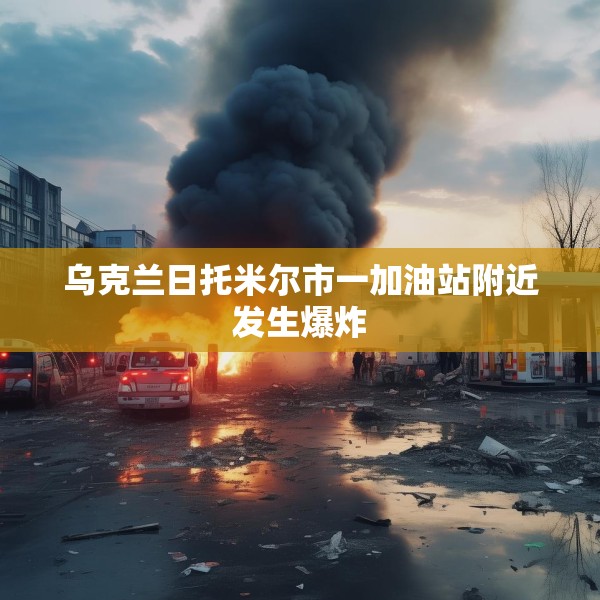 乌克兰日托米尔市一加油站附近发生爆炸