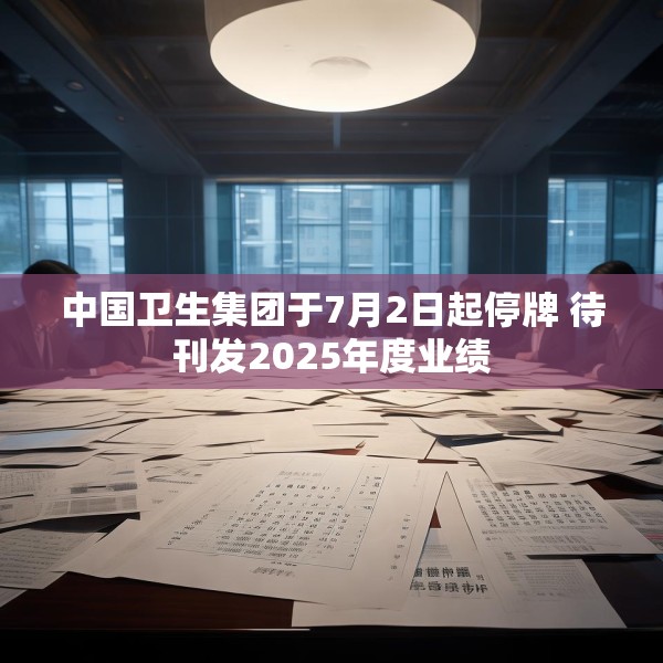 中国卫生集团于7月2日起停牌 待刊发2025年度业绩