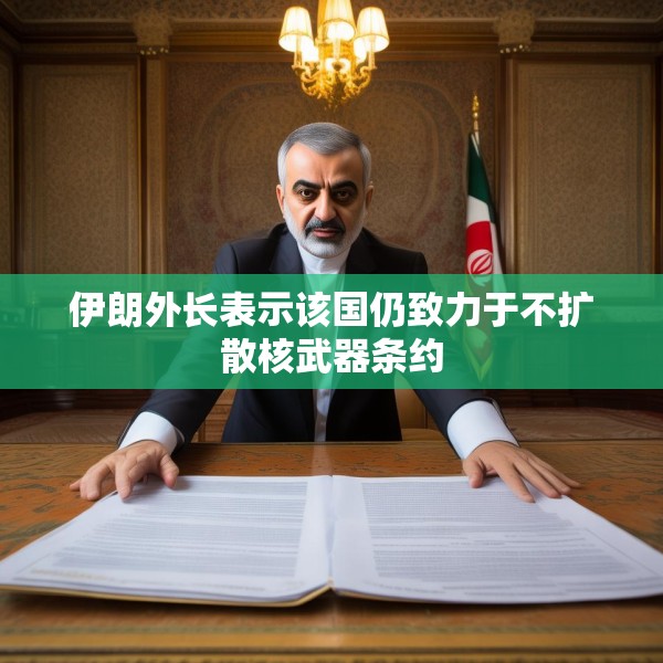 伊朗外长表示该国仍致力于不扩散核武器条约