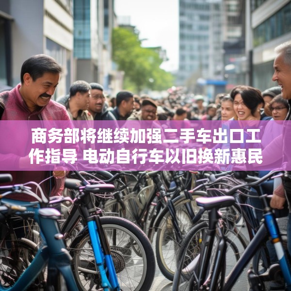 商务部将继续加强二手车出口工作指导 电动自行车以旧换新惠民效应凸显