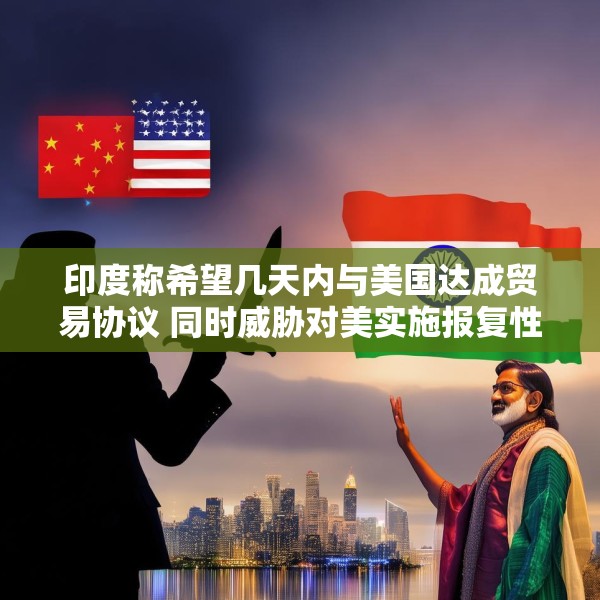 印度称希望几天内与美国达成贸易协议 同时威胁对美实施报复性关税