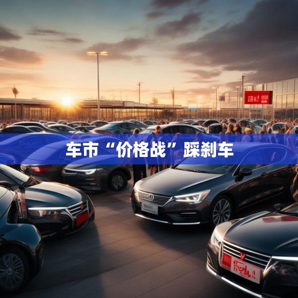 车市“价格战”踩刹车