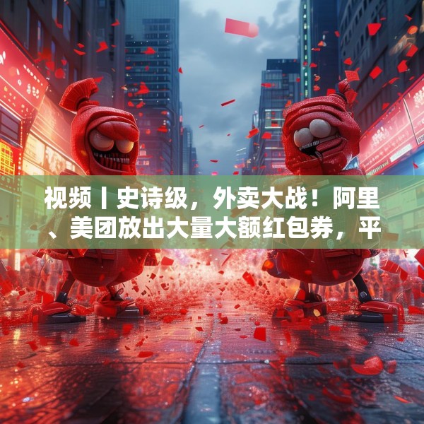 视频丨史诗级，外卖大战！阿里、美团放出大量大额红包券，平台一度出现宕机